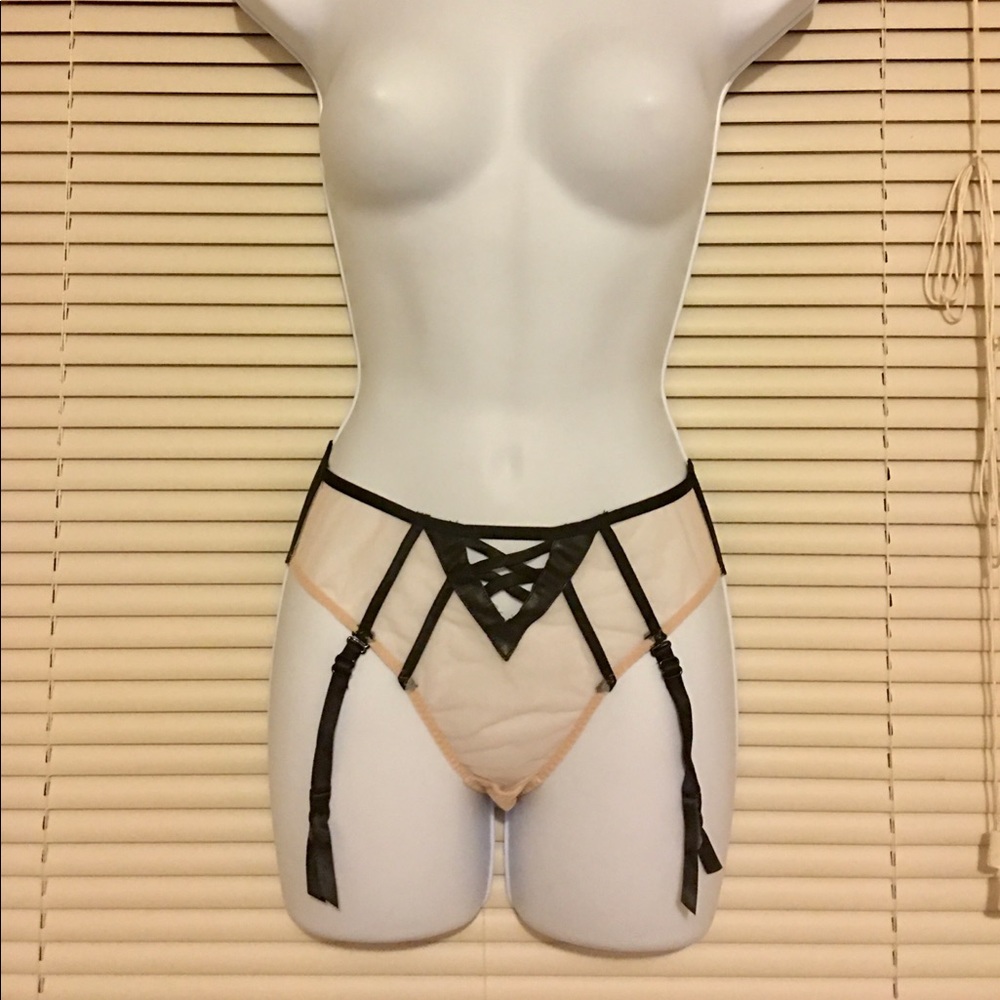 Victoria Secret panties with garter attachments